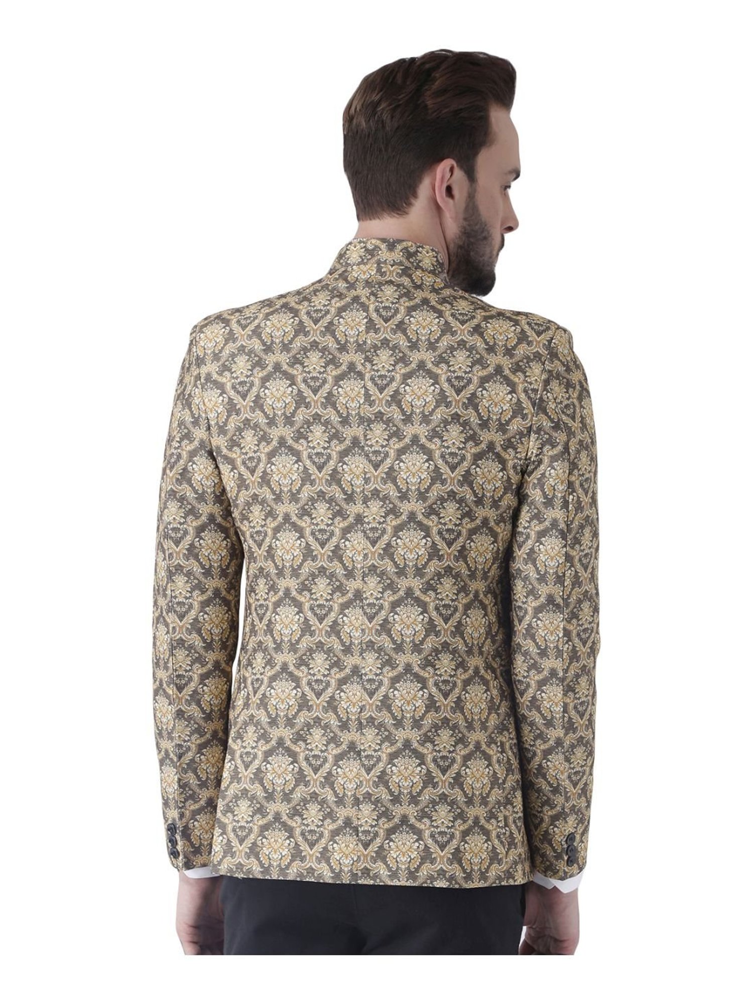 Hang Up Multicolor Regular Fit Printed Blazer