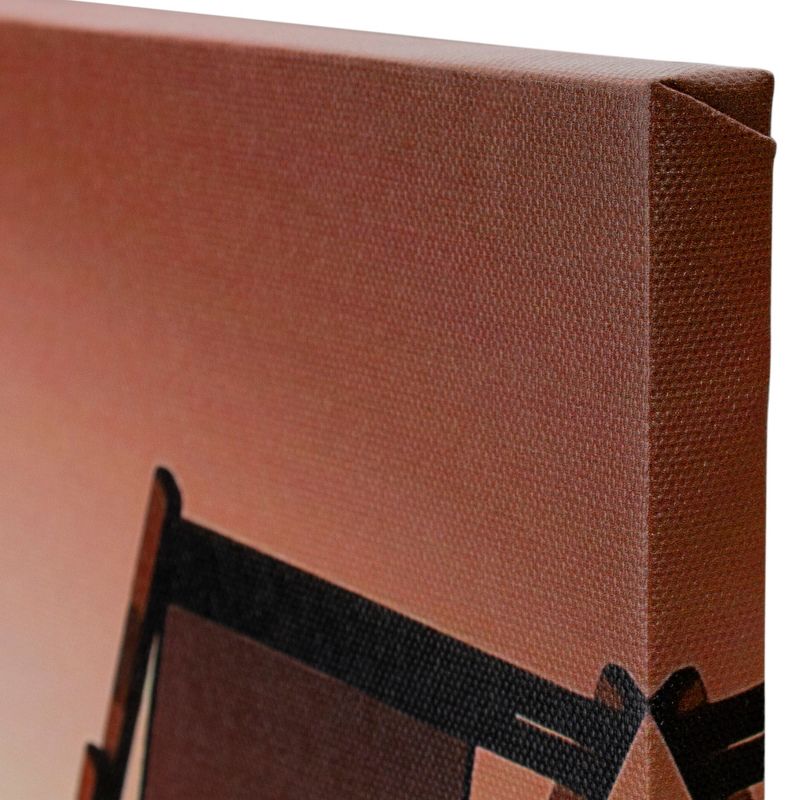 Northlight LED Lighted Spring Bamboo Candle in Vase Canvas Wall Art 15.75" x 11.75"