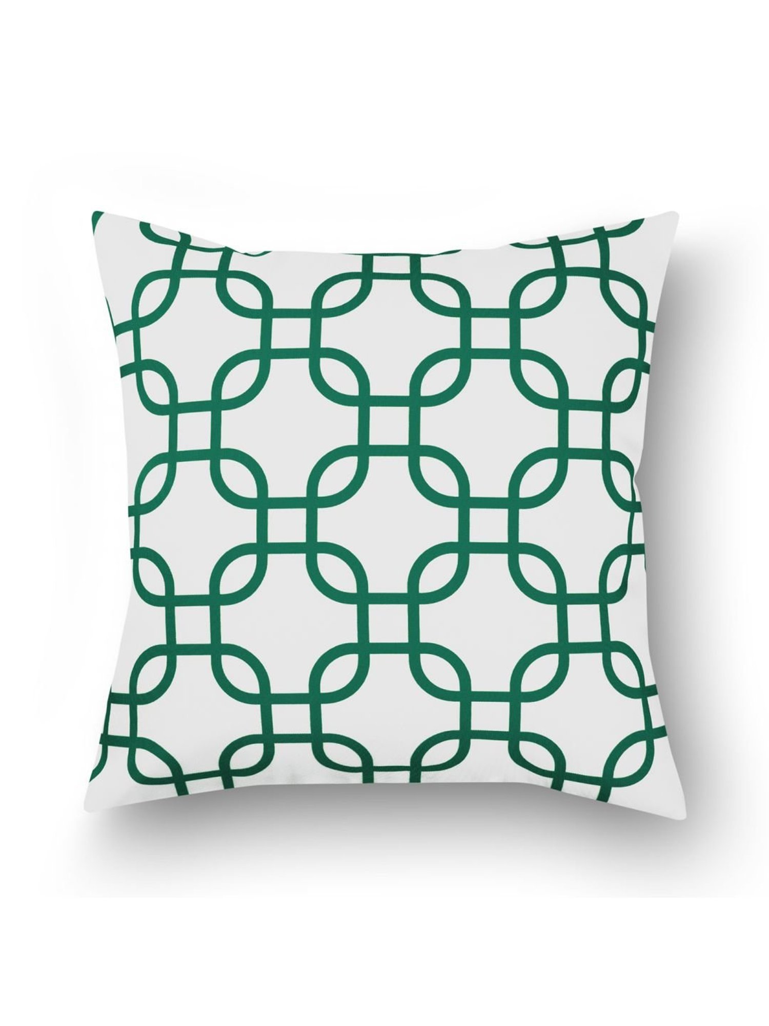 SEJ by Nisha Gupta Green & White Cushion Covers - Set of 3