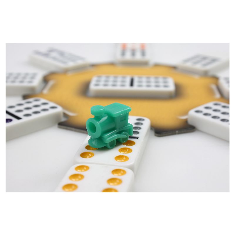 Mexican Train in Tin Box Dominoes Game