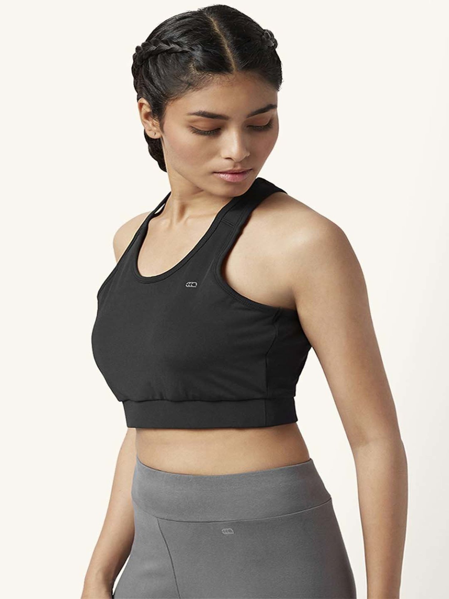 Ajile by Pantaloons Black Sleeveless Tank Top