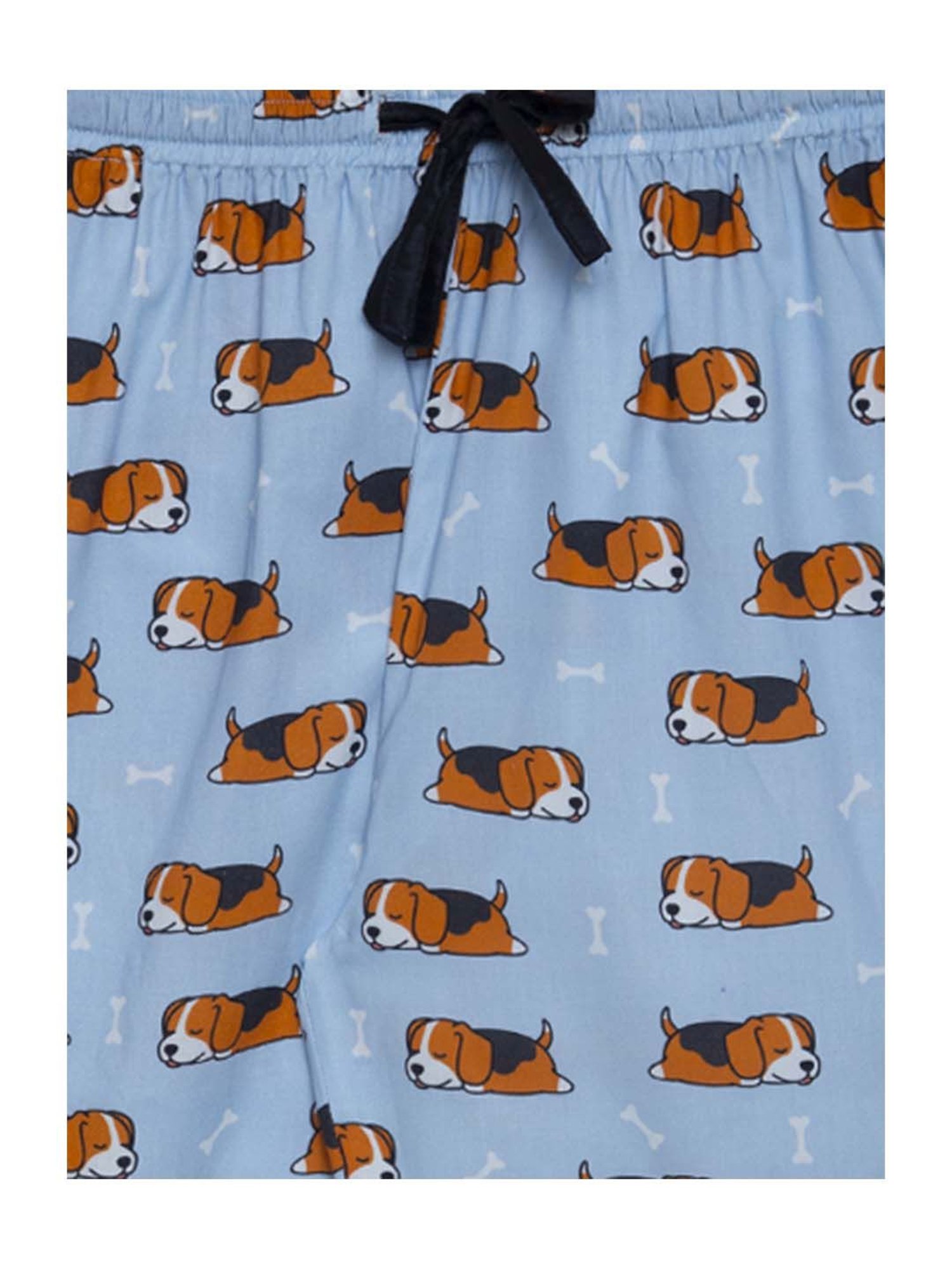 Fluffalump Boys Multicolor Cotton Printed Nightwear Top & Pants Set