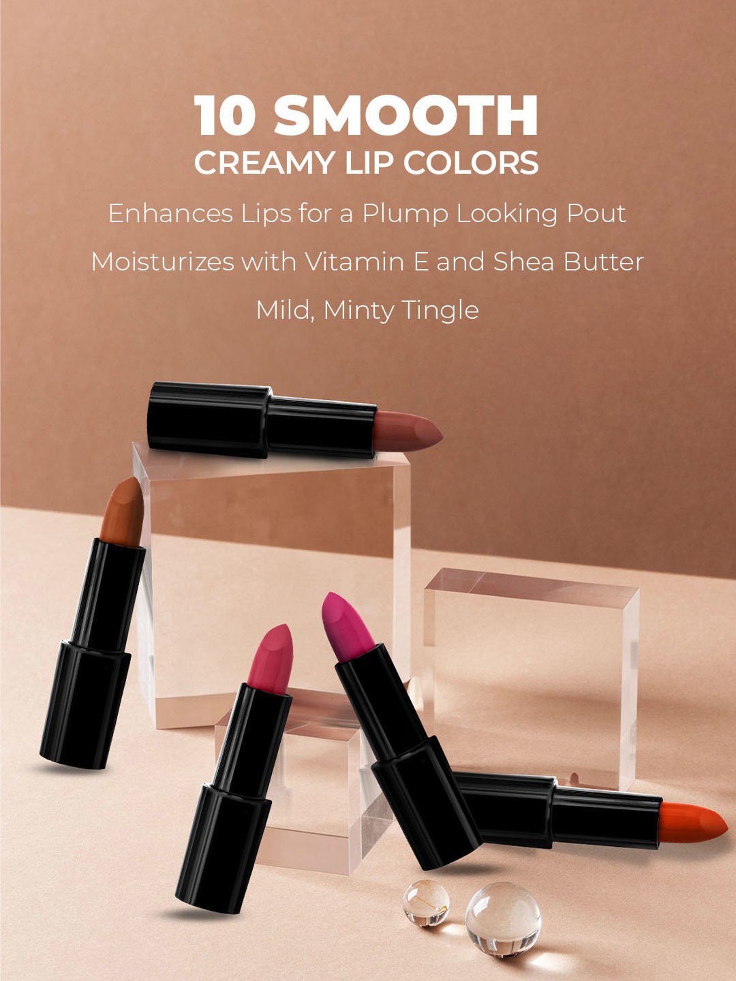 L.A.Girl Pretty & Plump Lipstick Heated - 3.2 gm