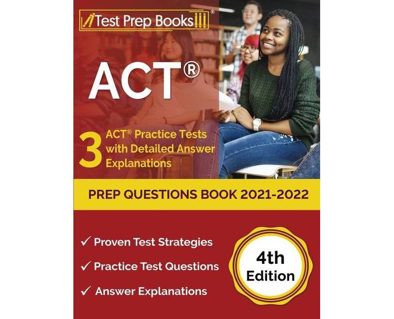 ACT Prep Questions Book 2021-2022 - by  Joshua Rueda (Paperback)