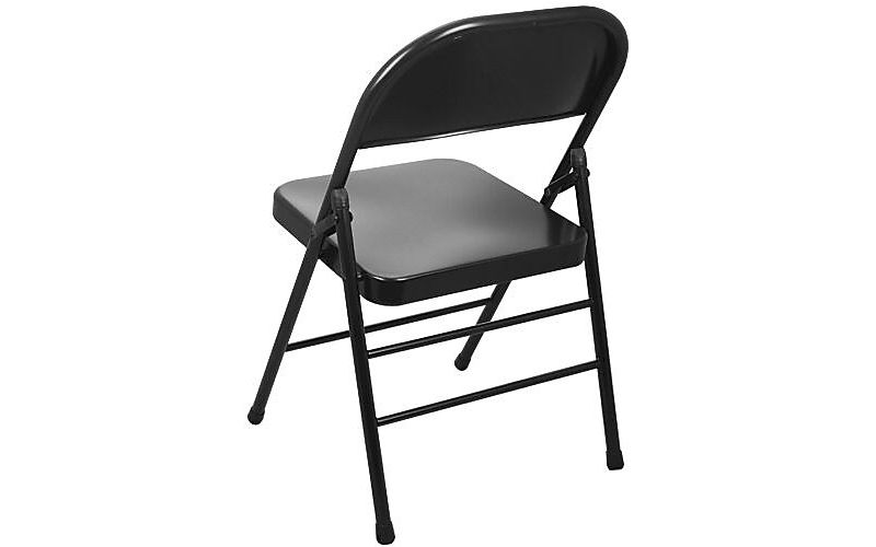 Advantage Black Metal Folding Chair (EDPI903M-BLK) 