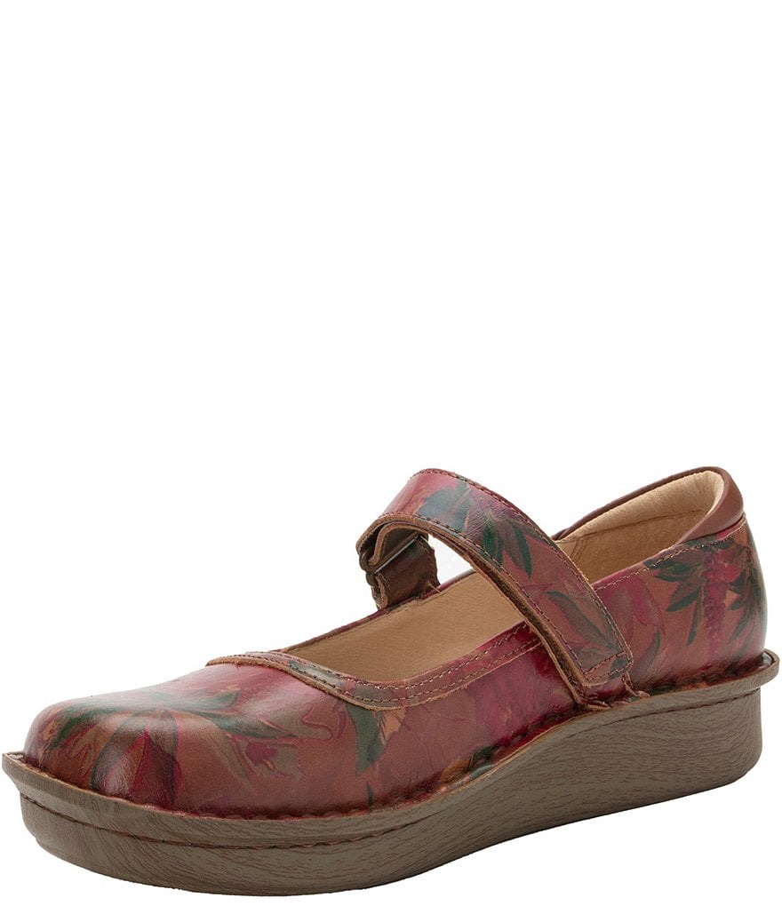 Alegria Belle Southwest Romance Printed Leather Mary Janes