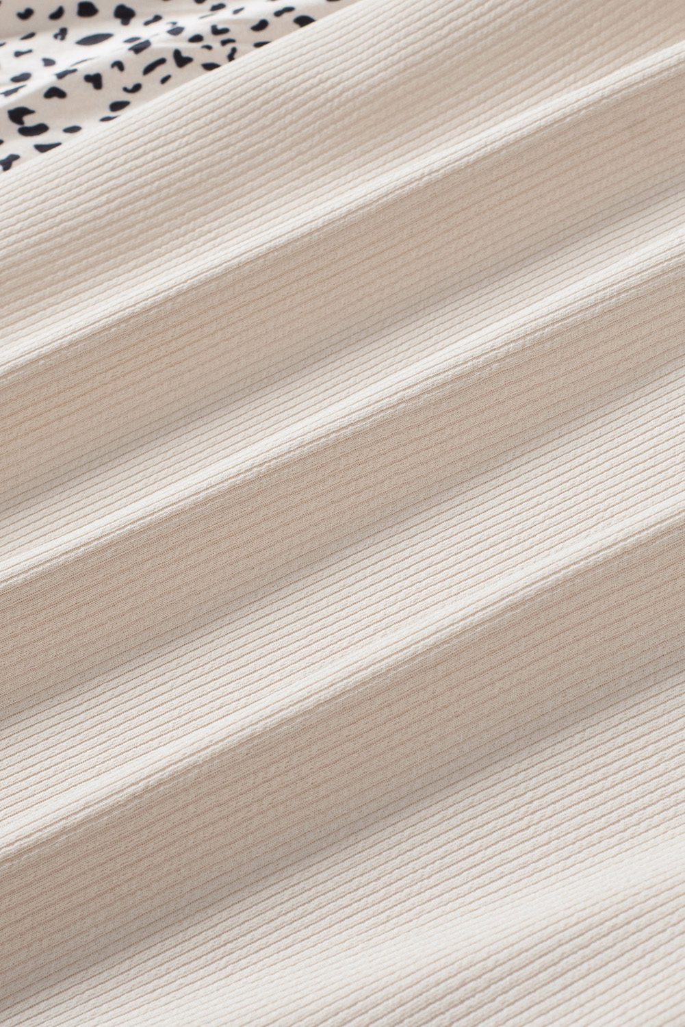 Blank Sweatshirt - Blush Pink Bishop Sleeve Animal Print Long Sleeve Shirt Customized