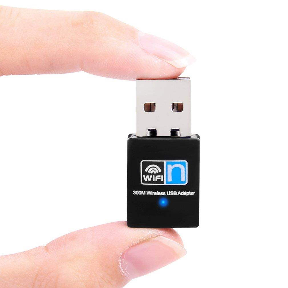 300Mbps USB WiFi Adapter 2.4Ghz 802.11 b/g/n Network Card High Speed USB2.0 Wireless Wifi Adapter for PC Computer