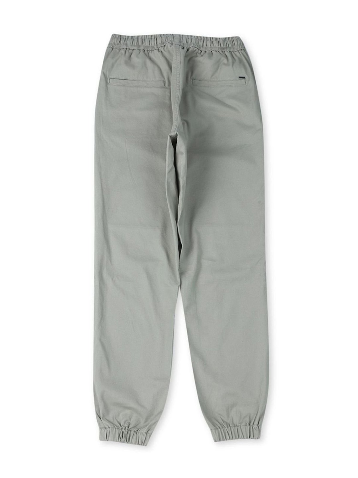 Gini & Jony Boys Grey Cotton Regular Fit Trousers