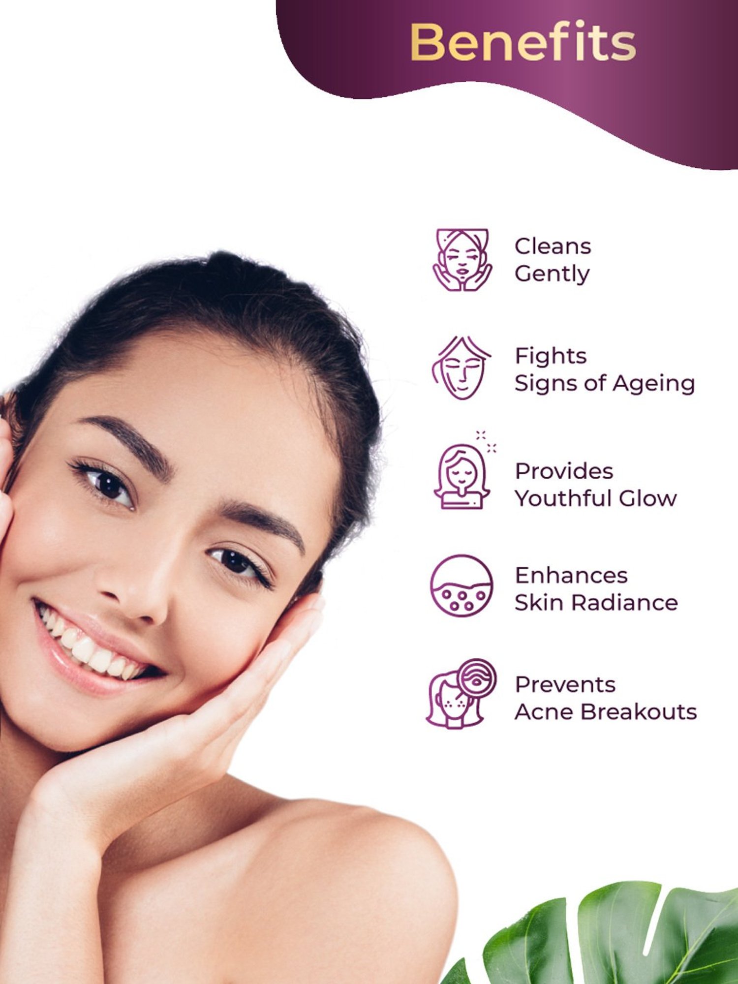 Pilgrim Red Vine Face Wash with Vit C & Goodness of Aloe - 100 ml