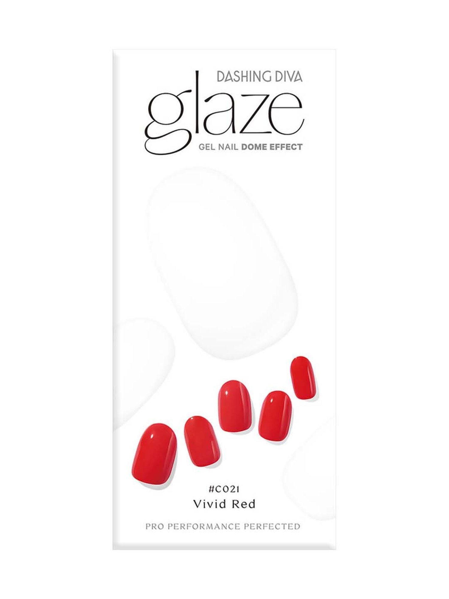 DASHING DIVA Glaze Vivid Red