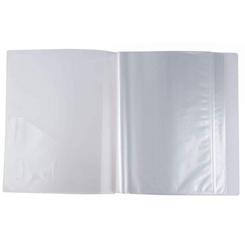 C-Line Panoramic Fold-Out Poly Sheet Protector, Clear, 11 x 17 Inches, pk of 25