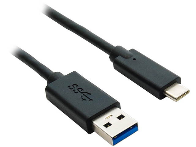Nippon Labs 60USB3-31CA-6 USB Type-C Male to USB 3.0 (G1) A Male Cable, 6 ft. USB-C To A Black Cable
