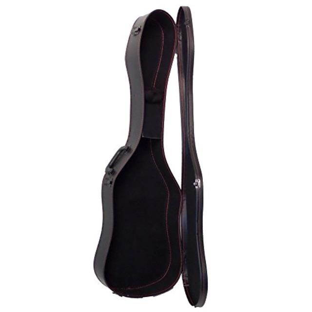 performance plus gb201es long scale bass guitar case  black eurostyle chipboard