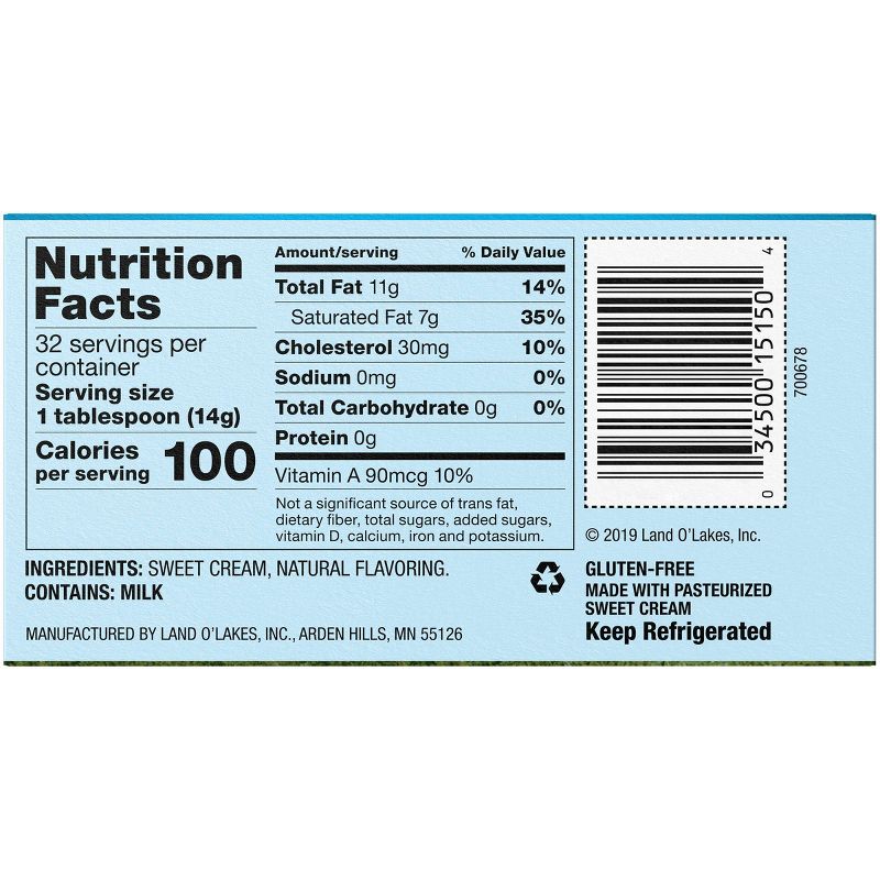 Land O Lakes Spreadable Butter with Olive Oil & Sea Salt - 7oz