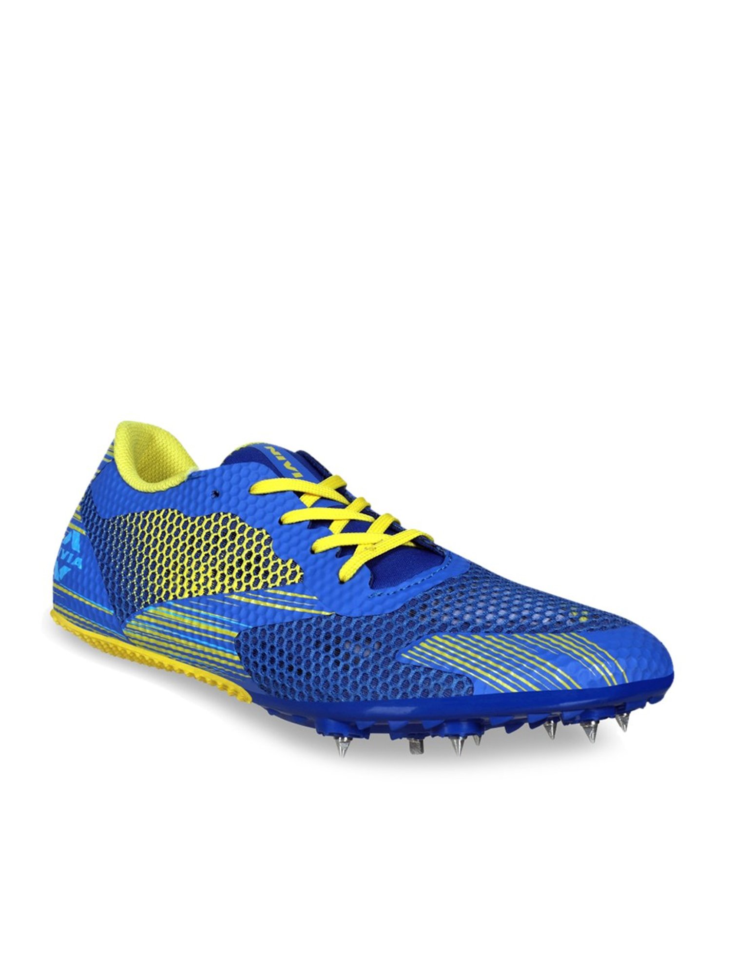 Nivia Men's Track and field-400 Blue Cricket Shoes