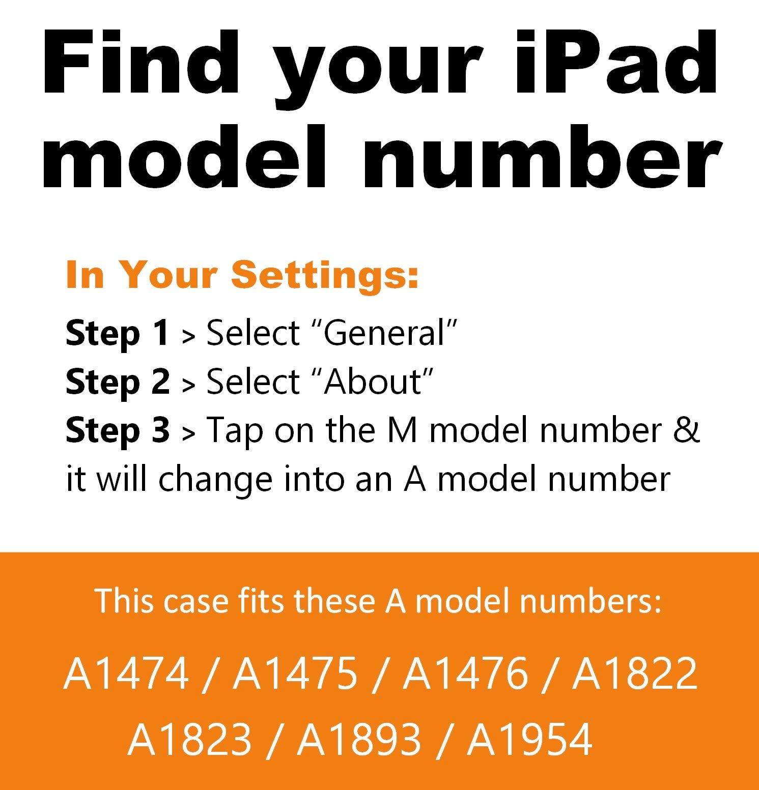 ZUGU CASE - 9.7 iPad 2018/2017 5th / 6th Gen & iPad Air 1 Prodigy X Case - Very Protective But Thin + Convenient Magnetic Stand + Sleep/Wake Cover (Black)