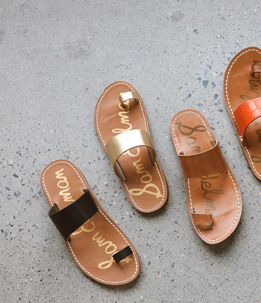 Sam Edelman Maxy Leather Toe Ring Sandals