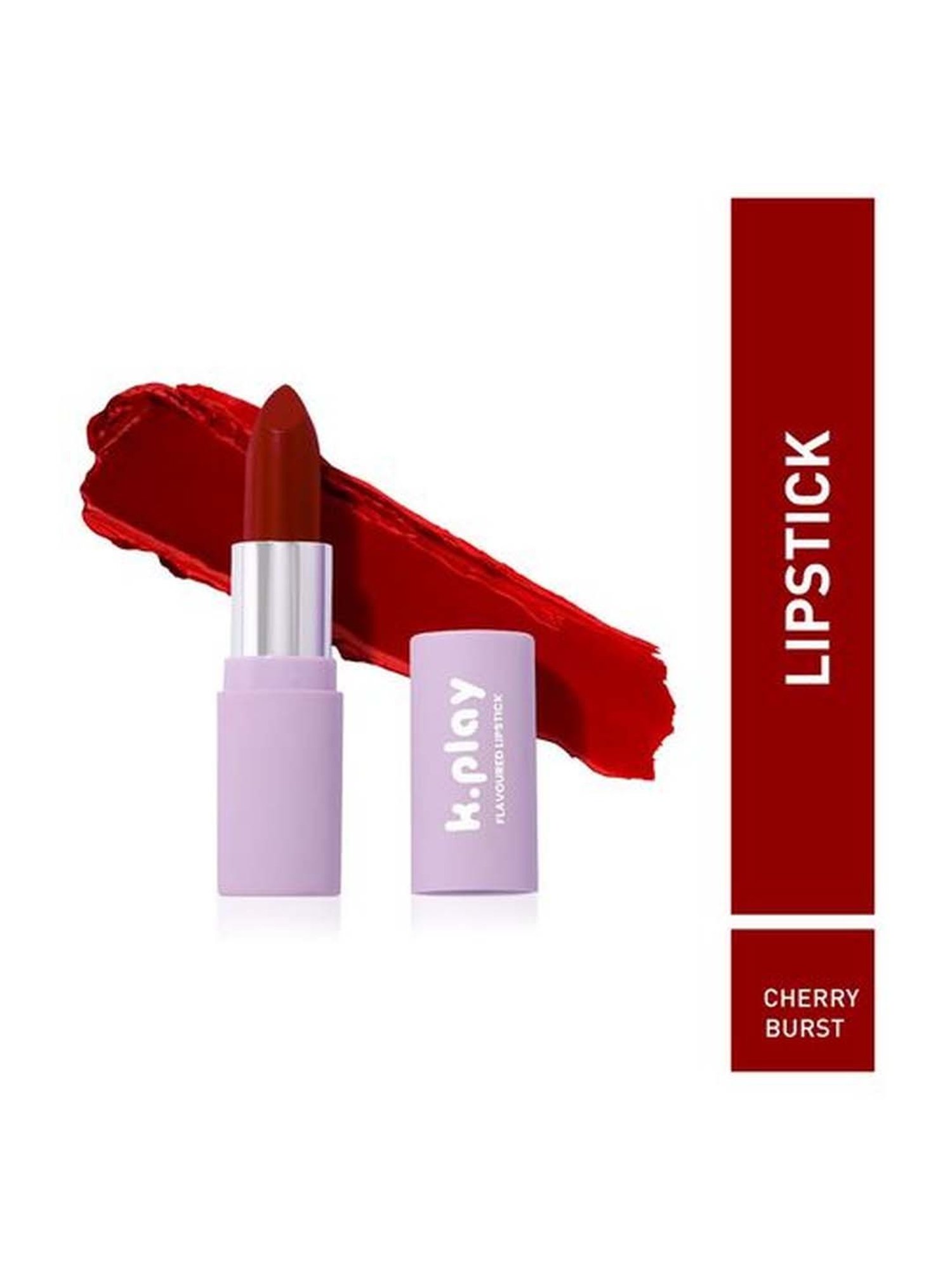 MyGlamm K Play Flavoured Lipstick Cherry Burst - 4.3 gm