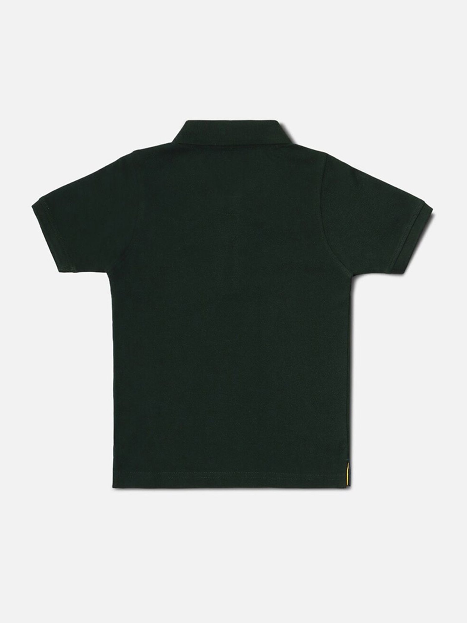 Allen Solly Junior Yellow Logo Print Polo T-Shirt