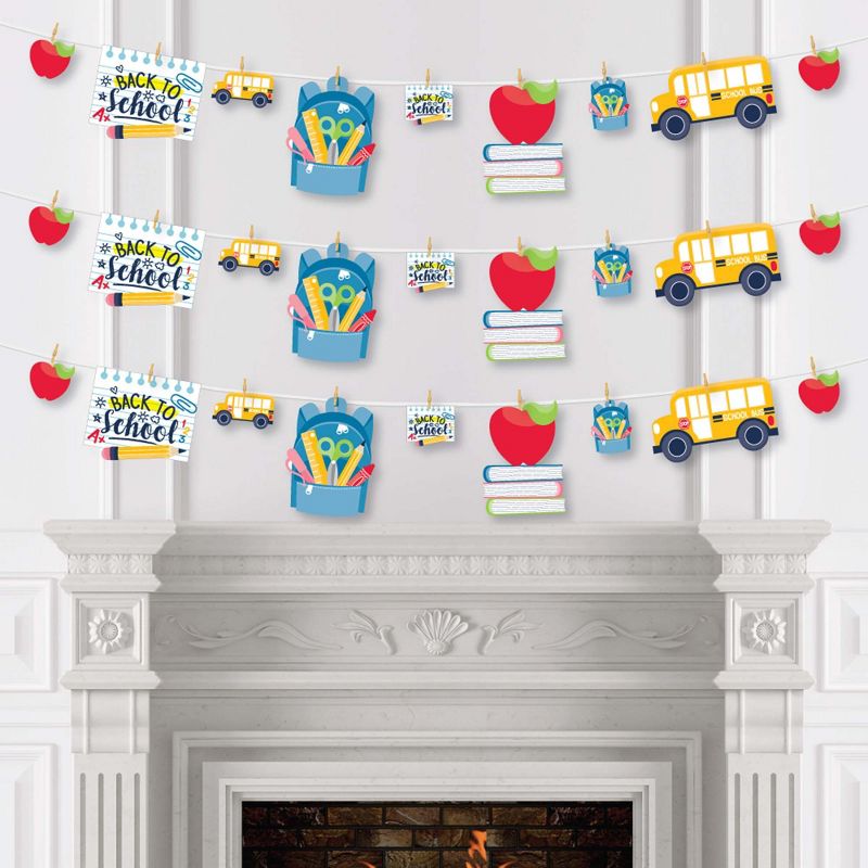 Big Dot of Happiness Two Much Fun - Boy - 2nd Happy Birthday Decorations Party Banner