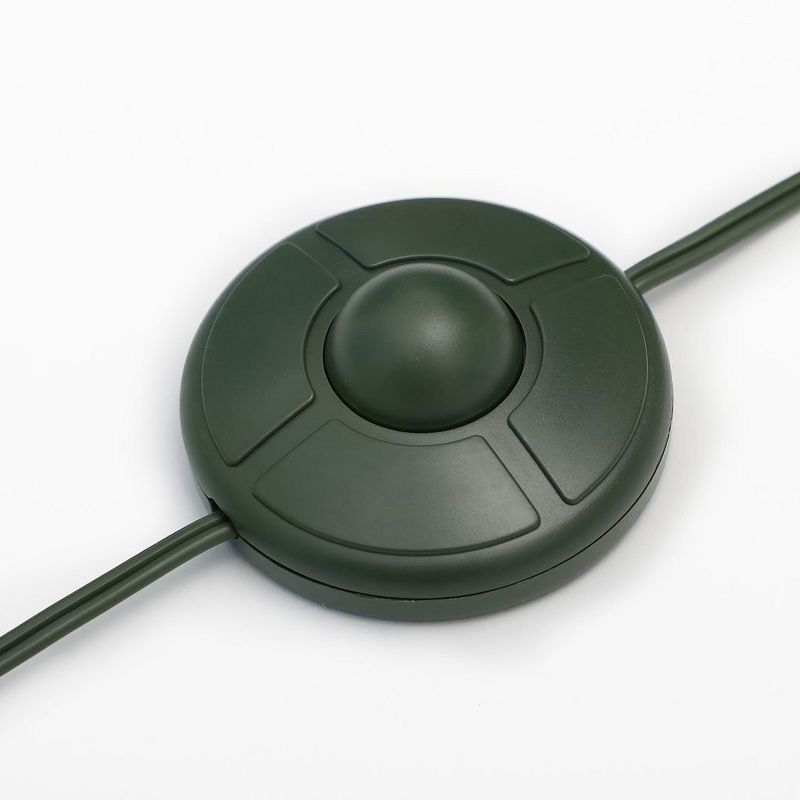 Home Heritage 5 Foot Snow Flocked Half Pine Prelit Artificial Christmas Tree with Pinecones, Warm White LED Lights, On/Off Foot Pedal, and Metal Stand