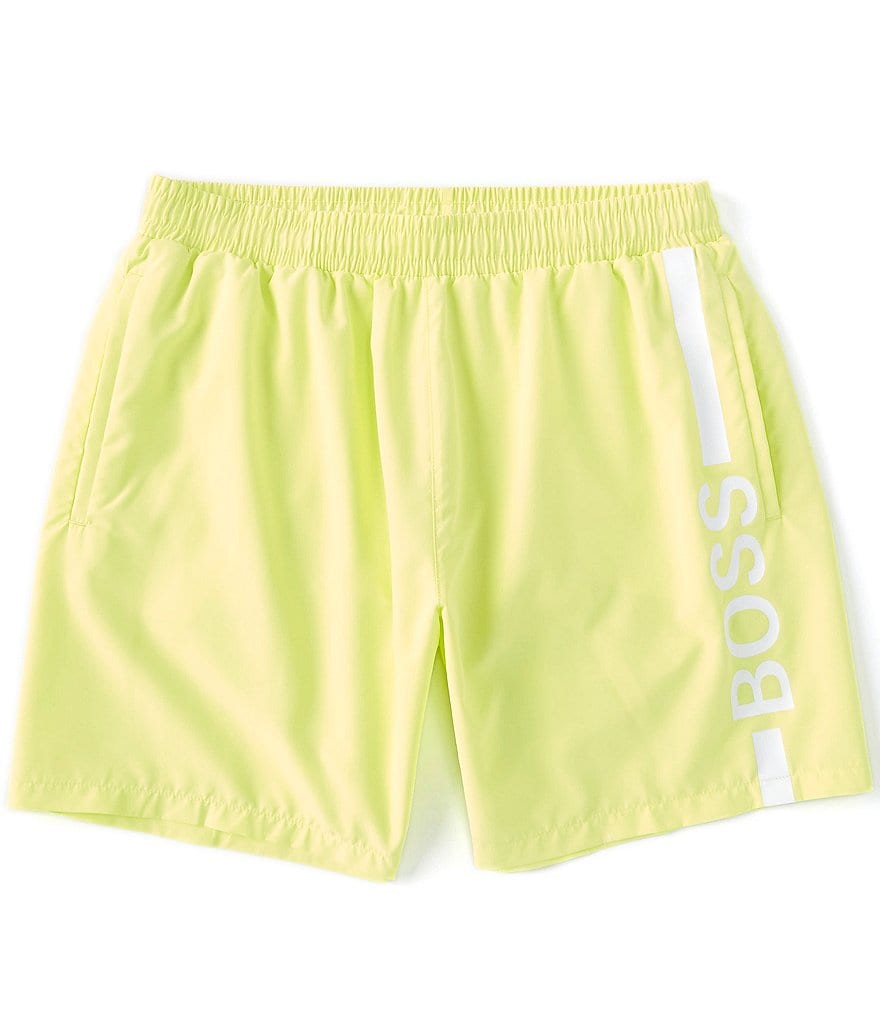 Polo Ralph Lauren Traveler Solid Blue 5 3/4#double; Inseam Swim Trunks