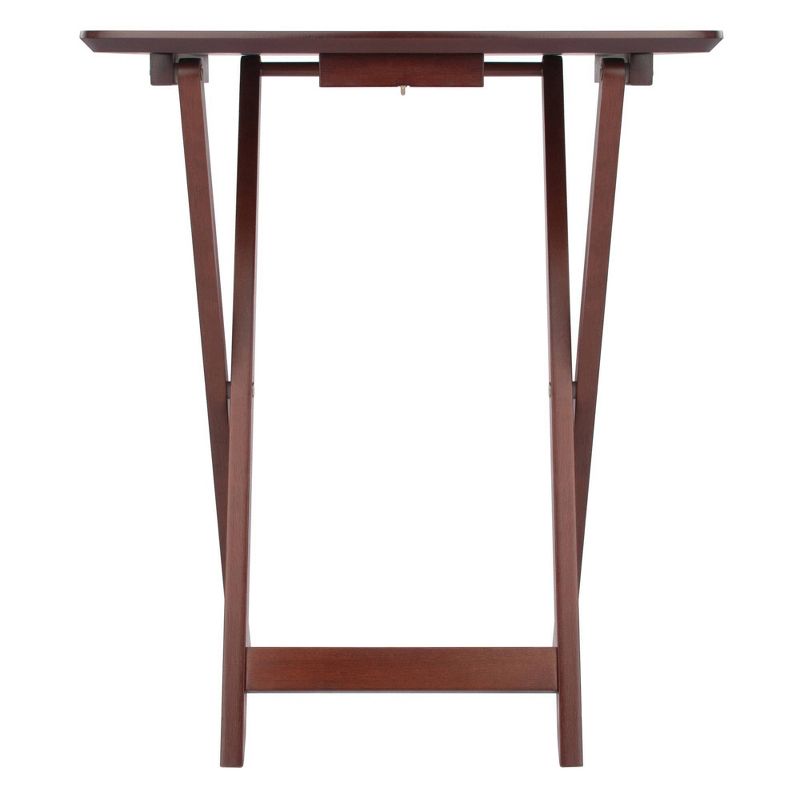 2pc Darlene Snack Table Set Walnut - Winsome