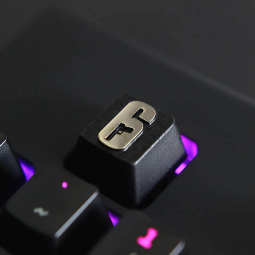 Mugen Rainbow Six 6 Custom Gaming Keycaps for Cherry MX Switches - Fits Most Mechanical Keyboards - with Keycap Puller