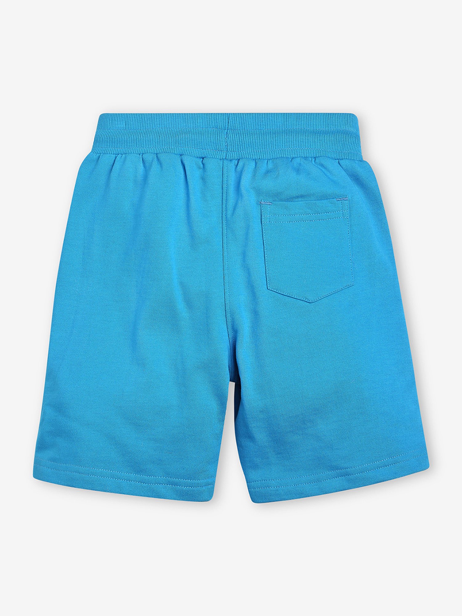 Ed-a-Mamma Kids Blue Printed Shorts