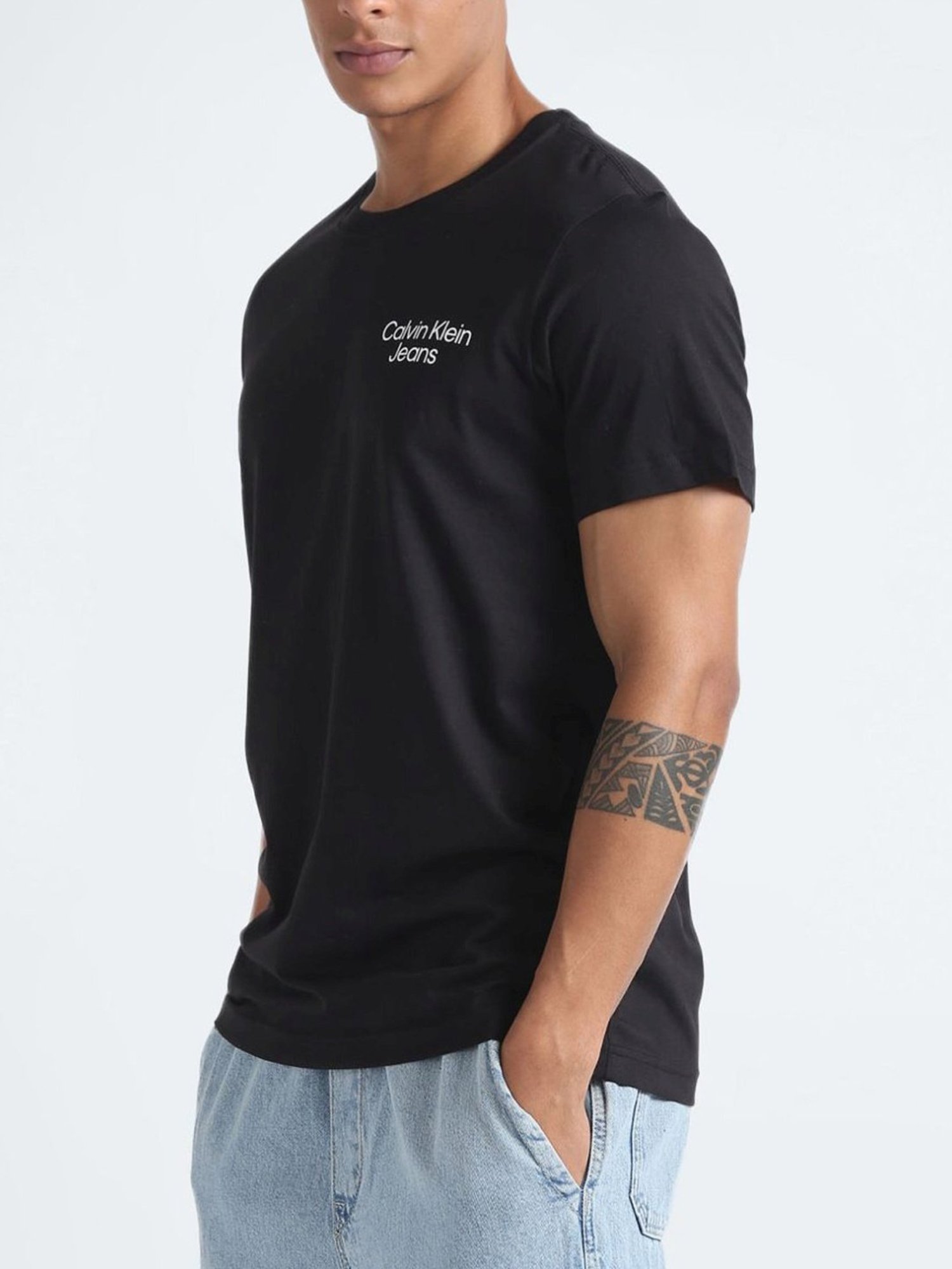 Calvin klein Jeans Black Regular Fit T-Shirt