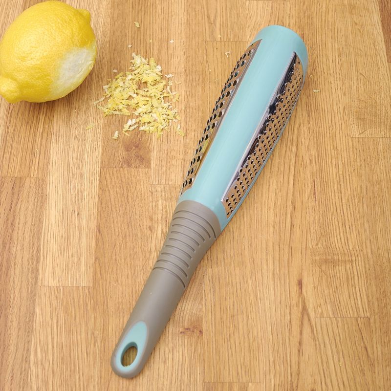 Lakeside Handheld 2-Sided Cheese and Vegetable Grater for the Modern Kitchen