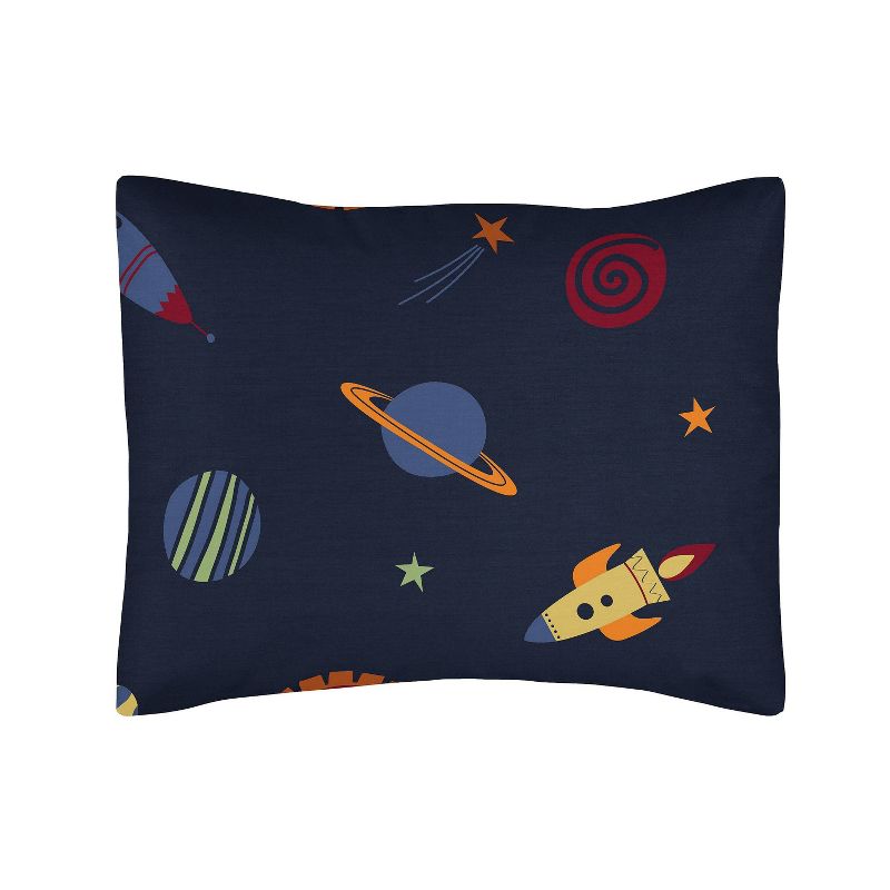 Navy Space Galaxy Comforter Set (Full/Queen) - Sweet Jojo Designs