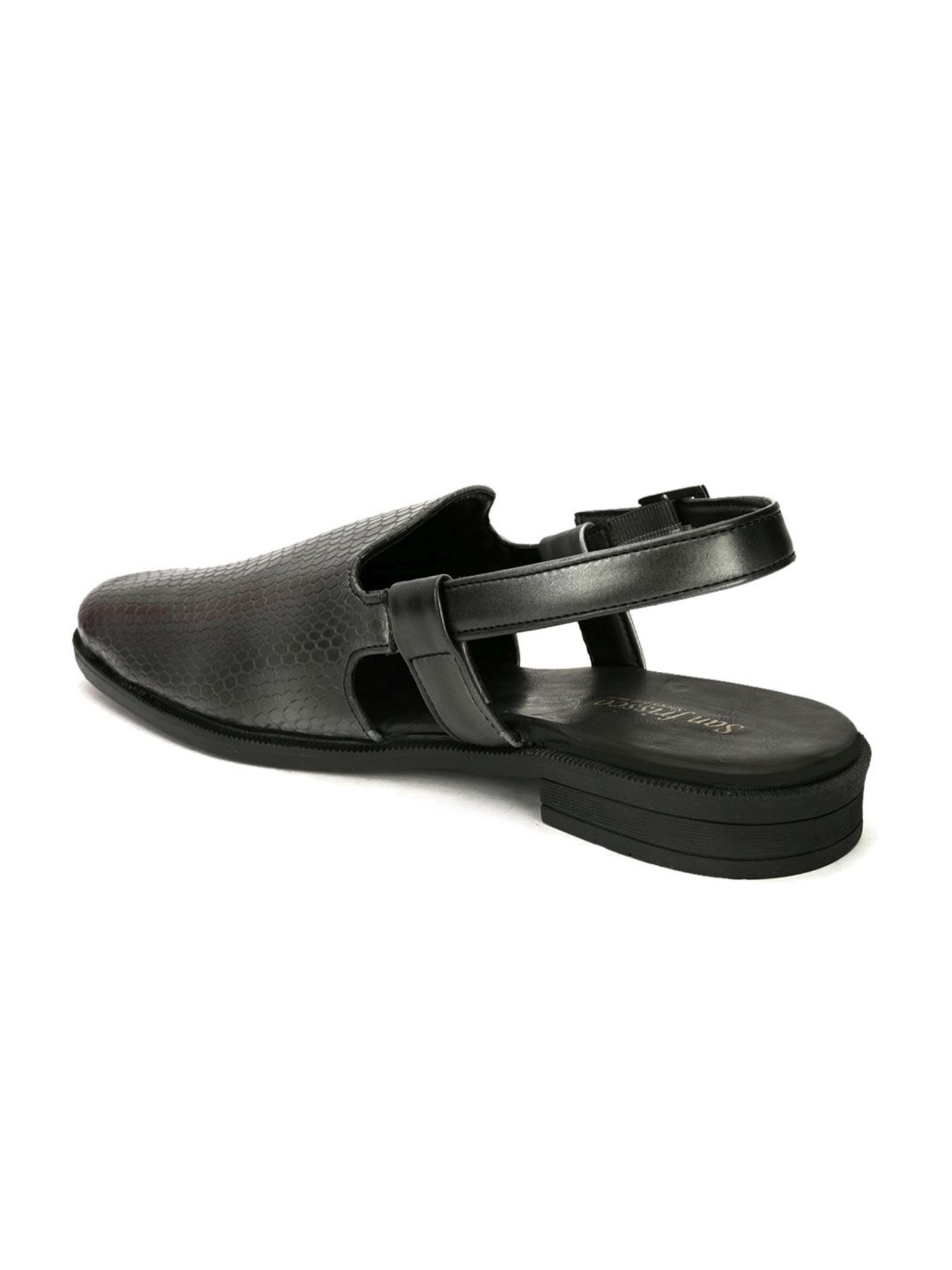 San Frissco Men's Silver Back Strap Sandals