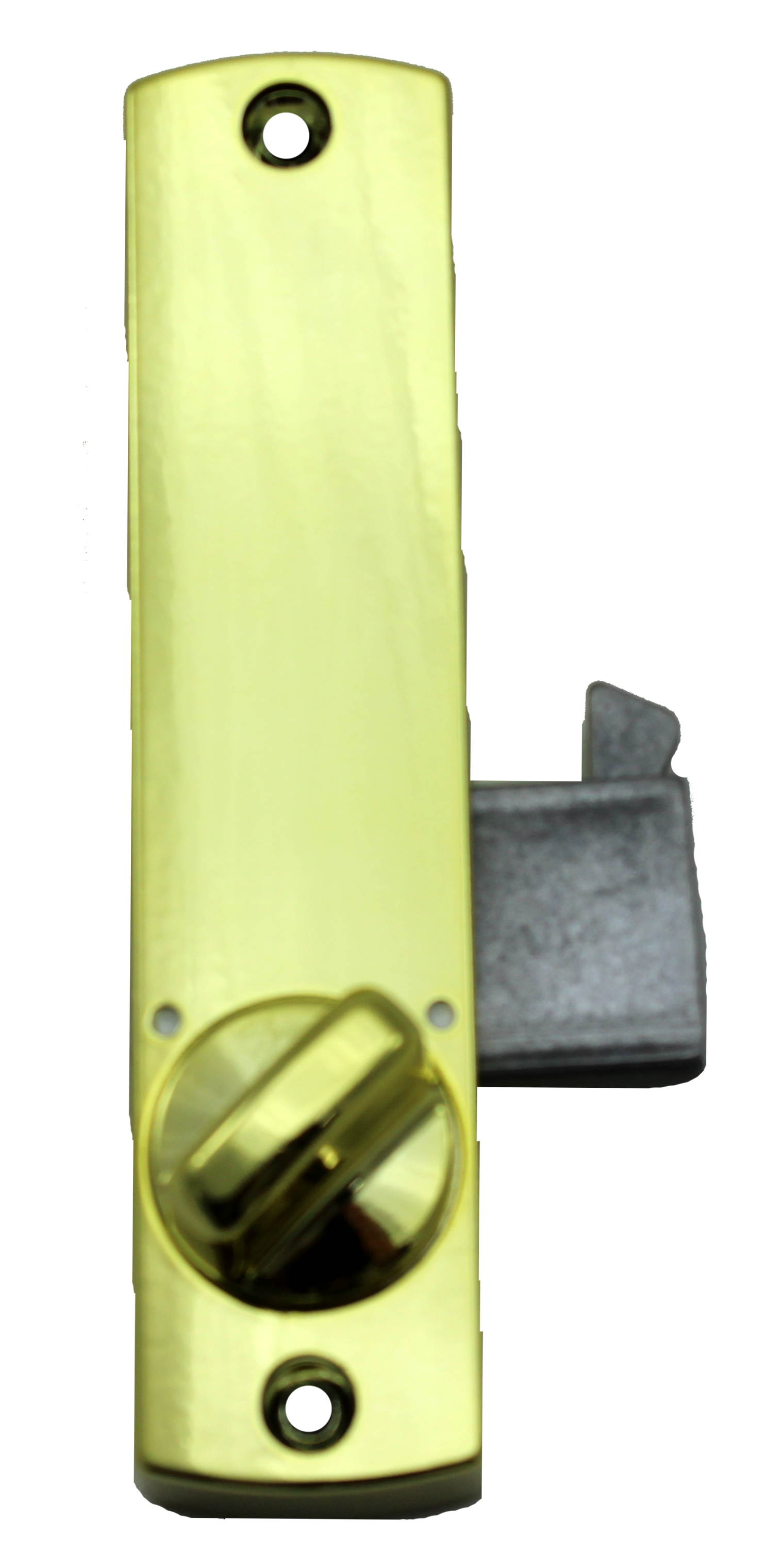 LockeyUSA C150 Mechanical,  Keyless Entry, Digital Door Lock, Surface Mount Hook Bolt Lock for Sliding Door, Antique Brass