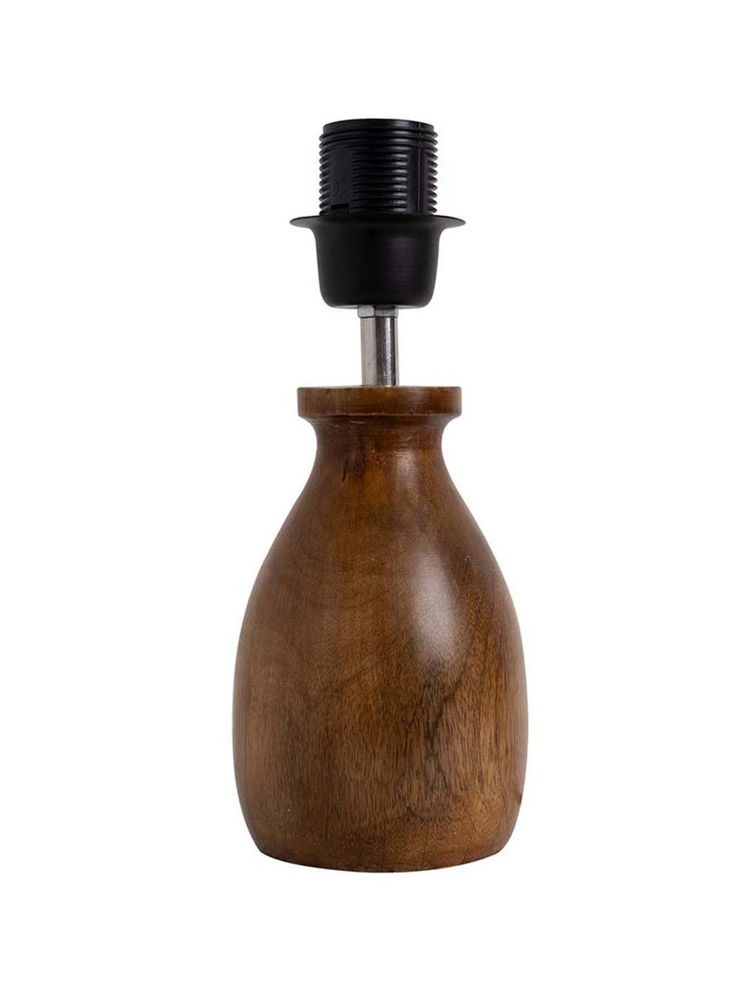 Homesake Turkish Evil Eye Multicolor Wood Dovel Pot Table Lamp with Fabric Lampshade