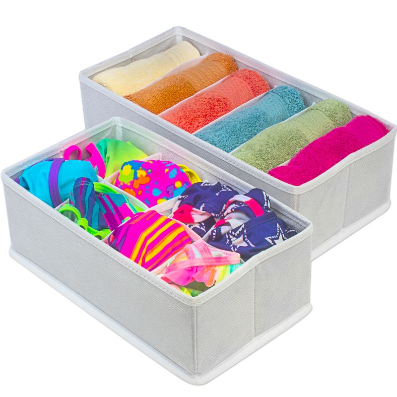 4pc Sorbus Cube Storage Box White