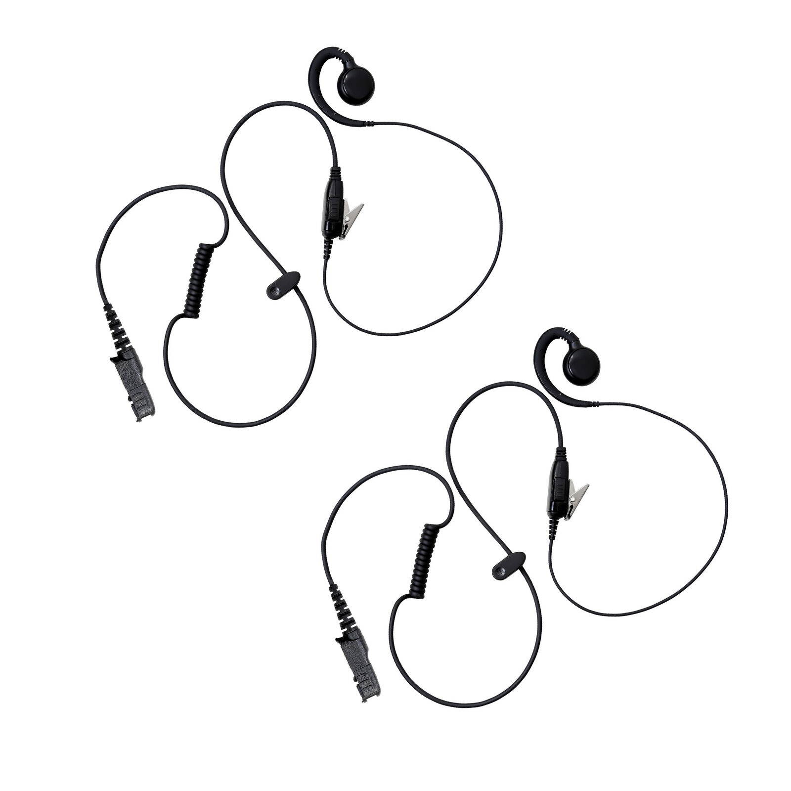 2 pcs Lightweight Swivel Earpiece for Motorola MOTOTRBO DEP550 DEP570 DGP5050e