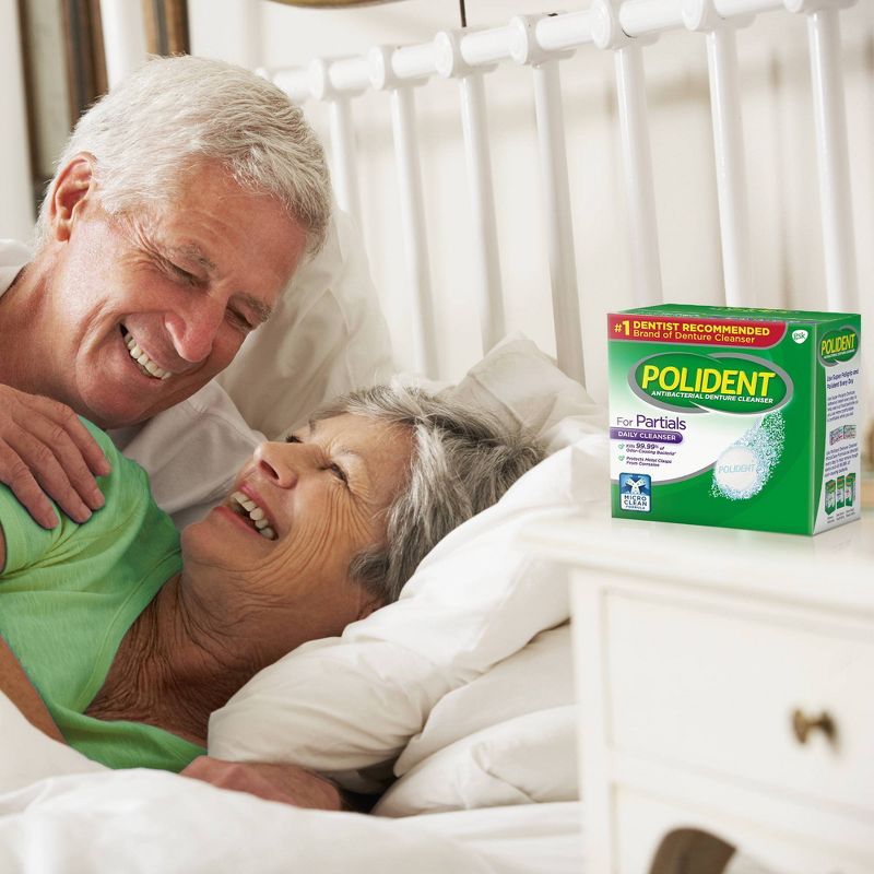 Polident Denture Cleaner Overnight Tablets - 120ct