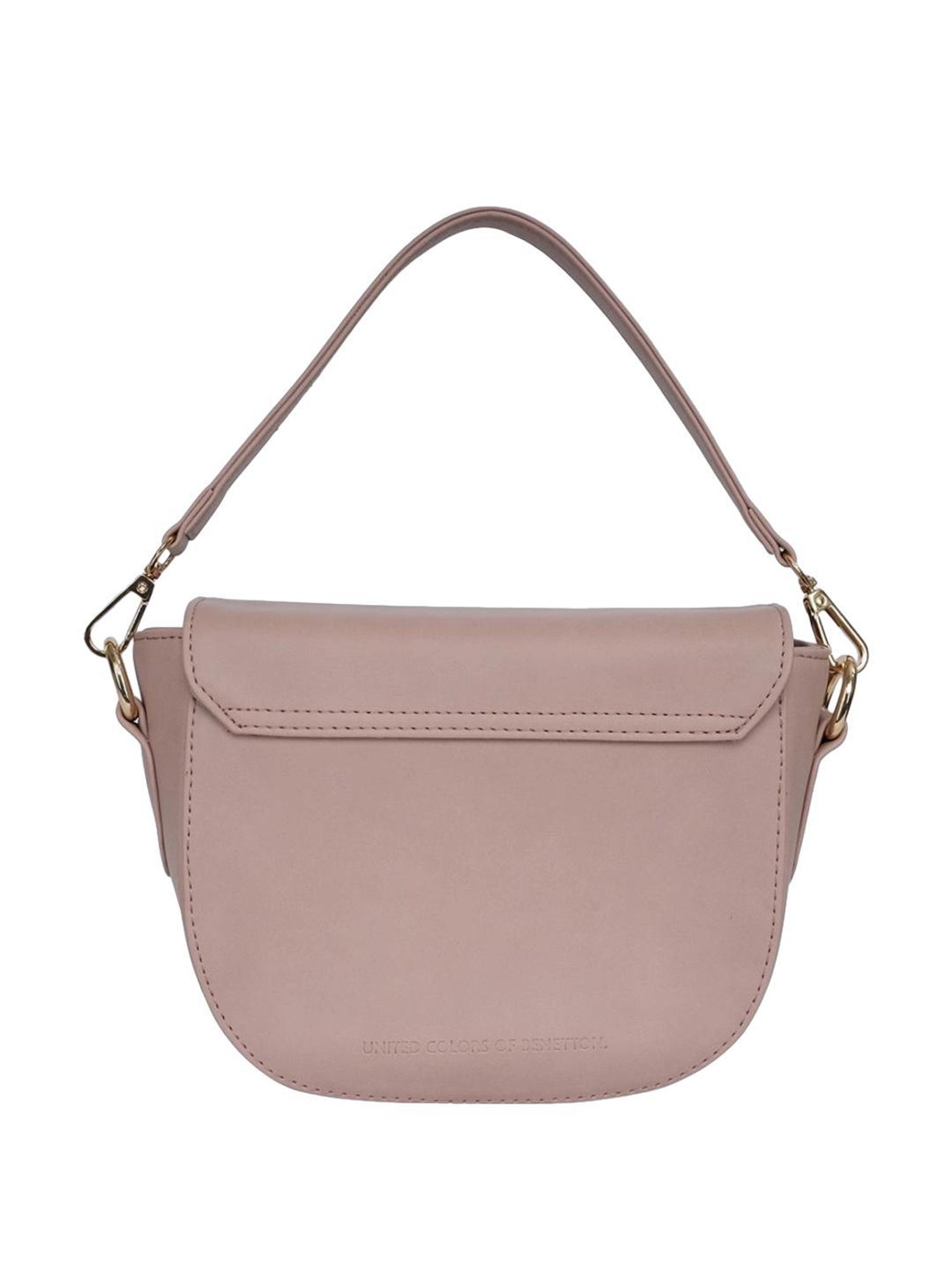 United Colors of Benetton Francesca Lilac Solid Sling Handbag