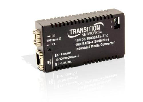 Transition Networks Hardened Mini 10/100/1000 Bridging Media Converter