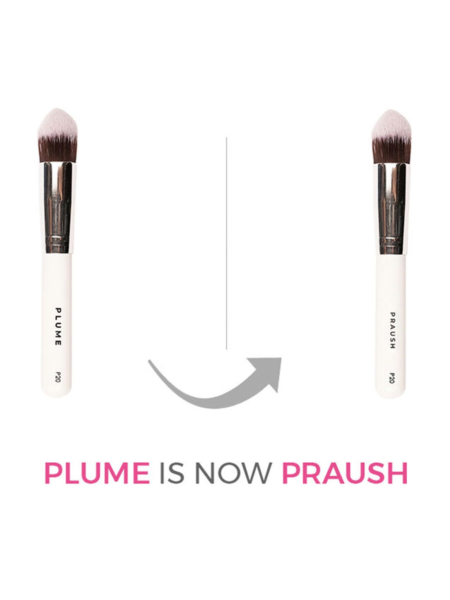 Praush Professional Dense Tapered Concealer Foundation Brush - P20