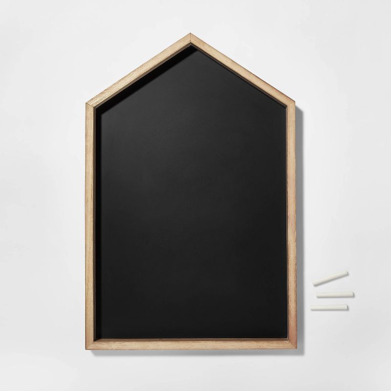 House Chalk Message Board Black - Pillowfort™