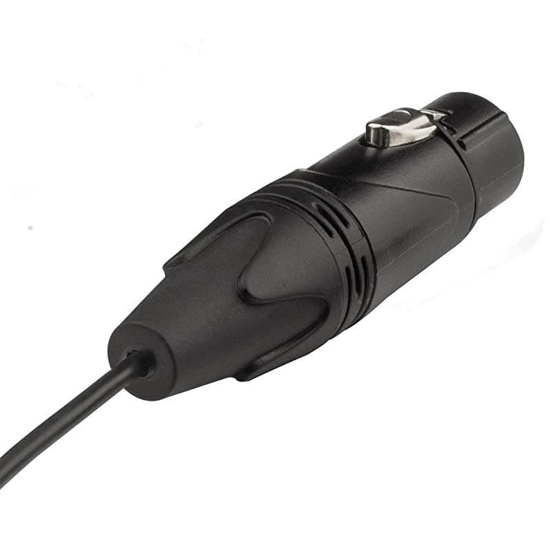 Mini XLR Cable 5FT Mini 3 Pin XLR Male to XLR Female Microphone Cable for Blackmagic Pocket BMPCC 4K Camera Video Assist 4K 5 Feet