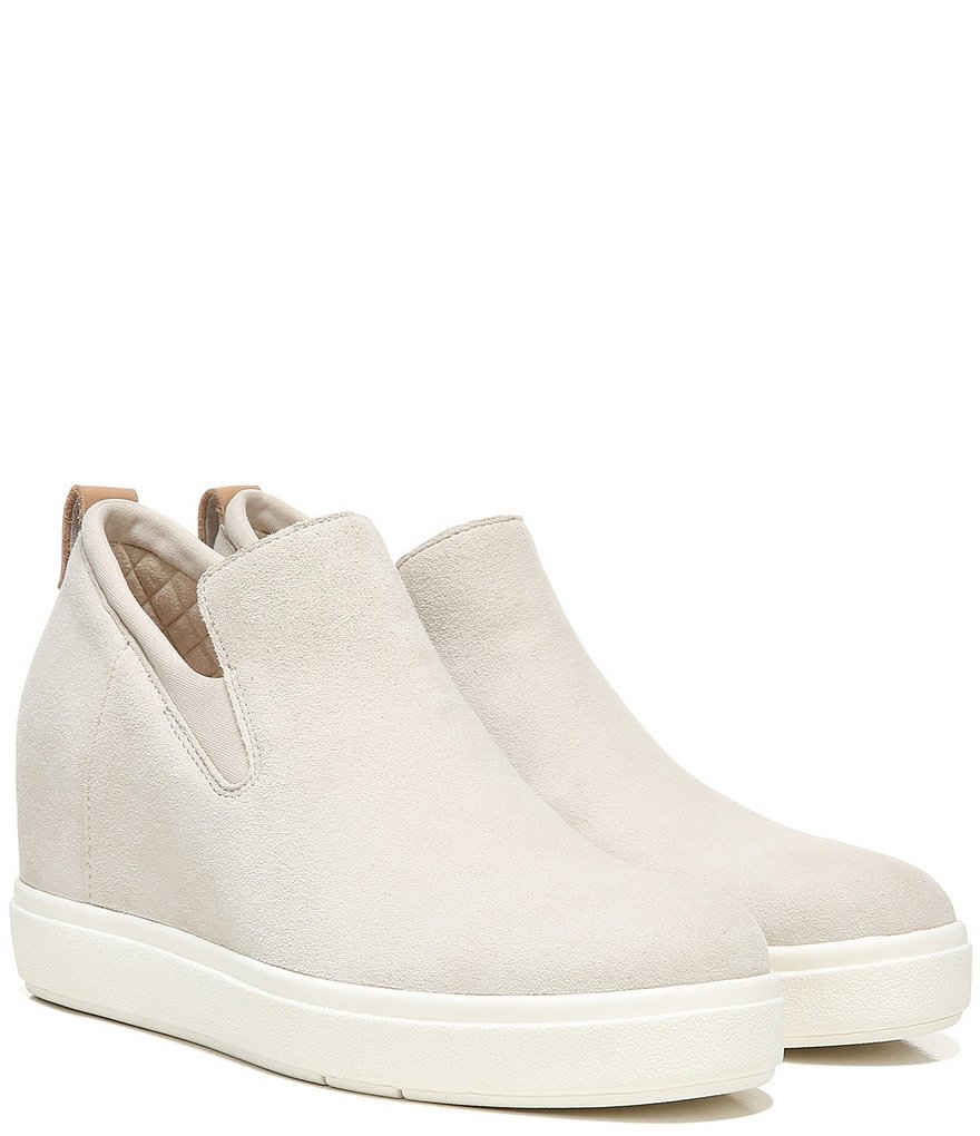 Original Collection by Dr. Scholl's Scarlette Hidden Wedge Suede Slip-On Sneakers