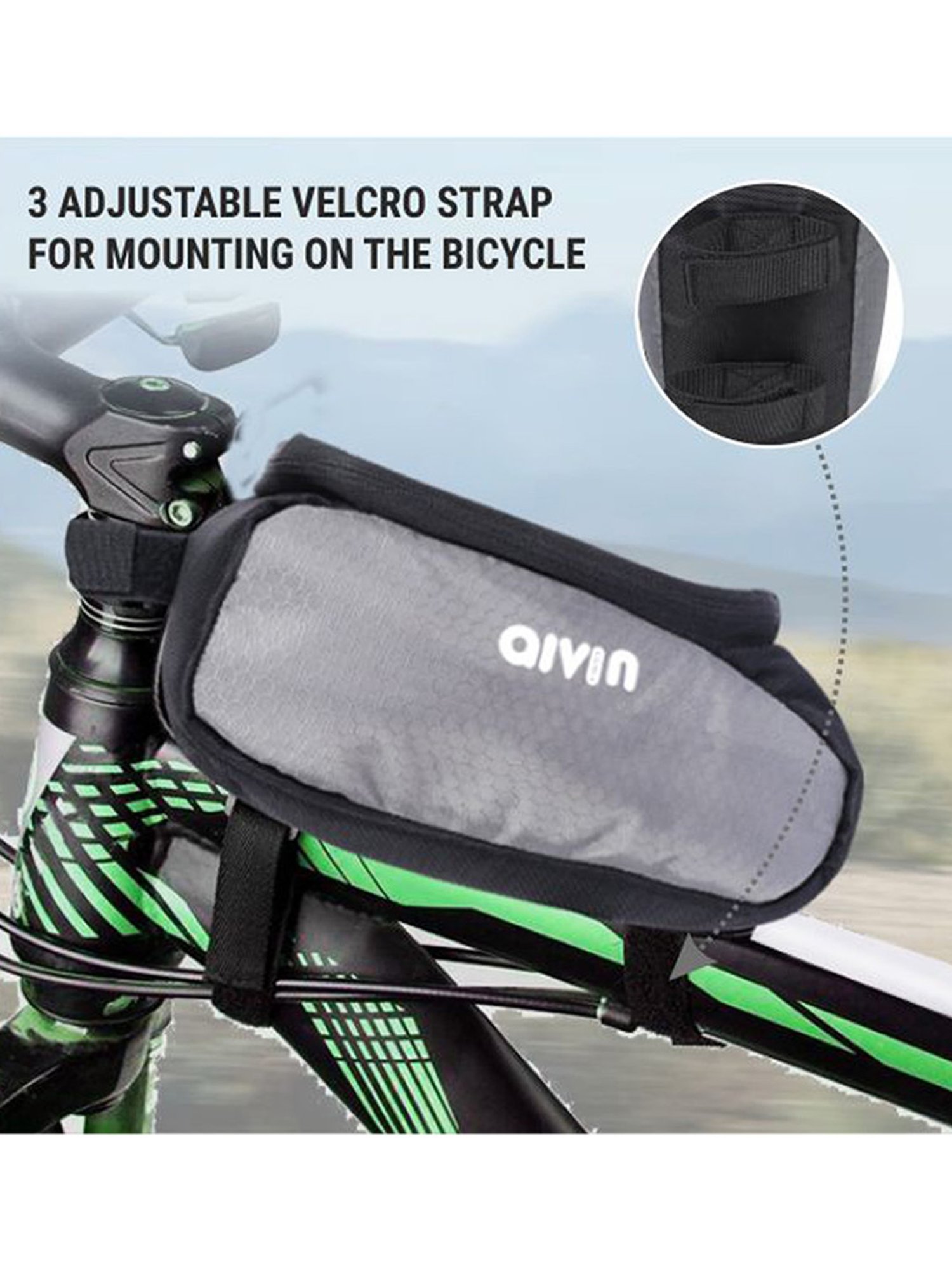 AIVIN Cycling Bag Phone Case Holder (Grey)