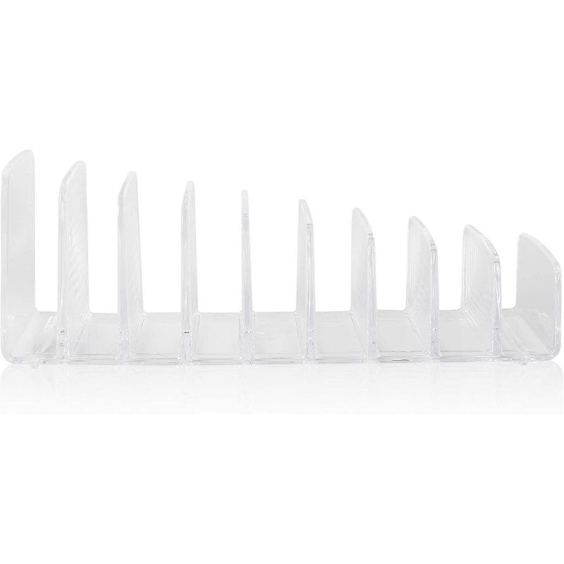 Glamlily 2 Pack 10 Slots Makeup Eyeshadow Pallete Organizer, Cosmetic Storage (3.9 x 9.3 x 3.1 in)