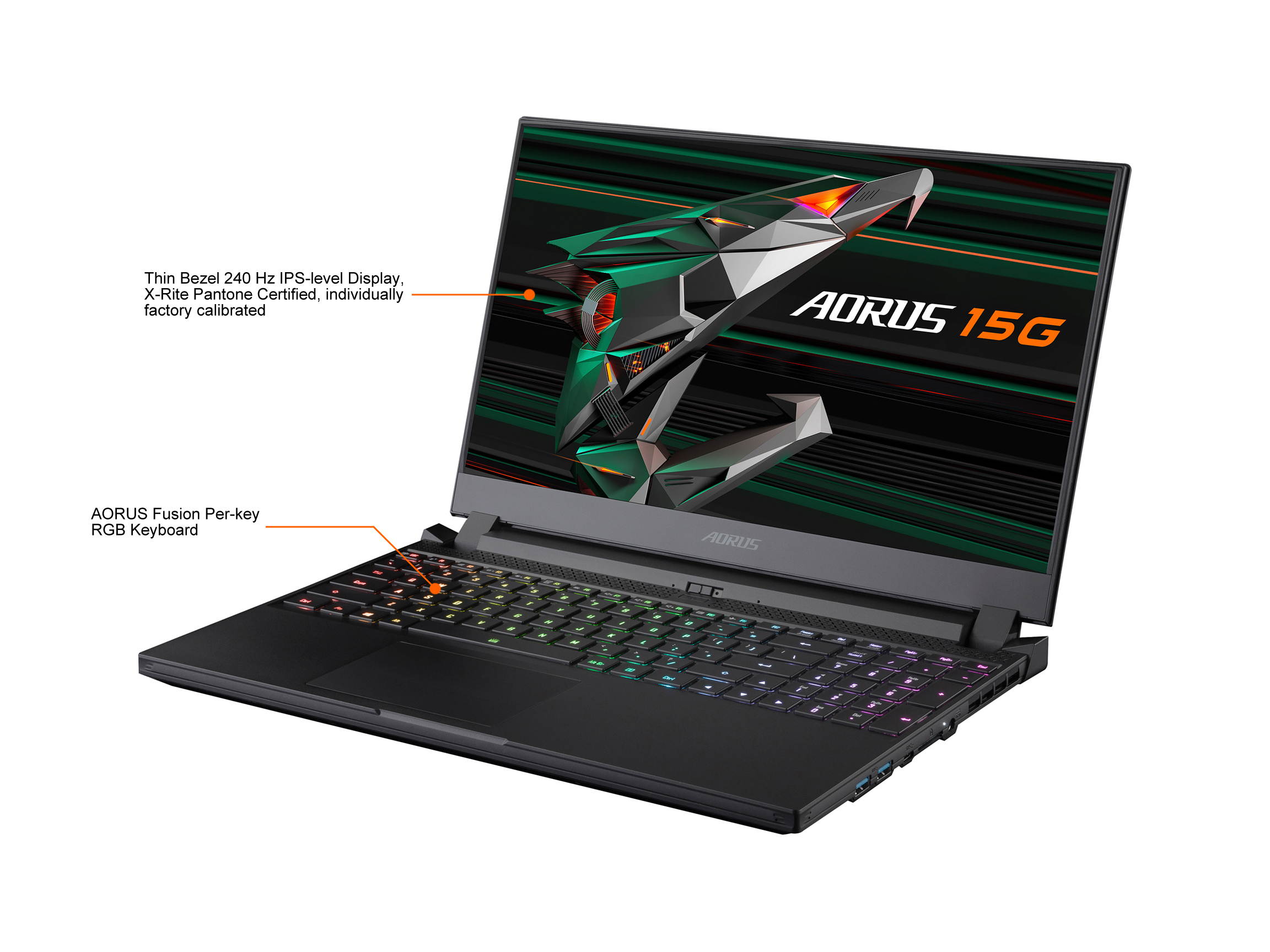 Aorus 15G XC-8US2430SH Gaming Laptop Intel Core i7-10870H 2.20 GHz 15.6" Windows 10 Home 64-bit