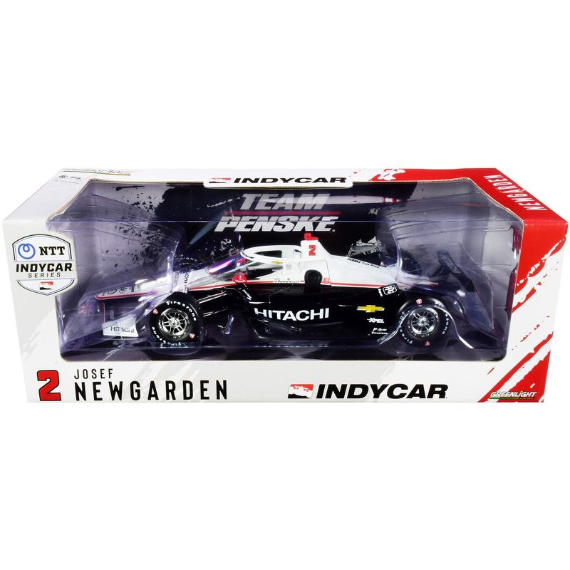 Dallara IndyCar #2 Josef Newgarden "Hitachi" Team Penske "NTT IndyCar Series" (2021) 1/18 Diecast Model Car by Greenlight