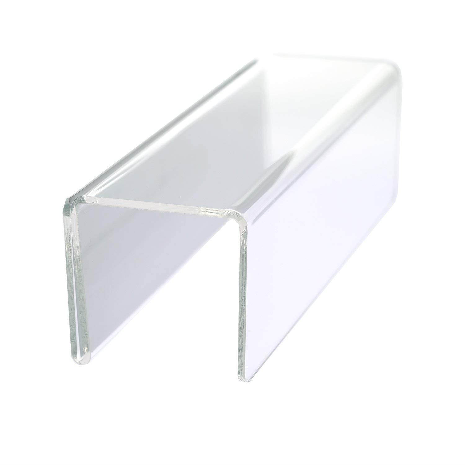 Source One Deluxe Clear Acrylic Cubicle Sign Holder & Name Plates 3 Sizes Available (3 Inch Hook, Name Plate)